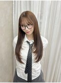 ロングレイヤーカットハッシュカット