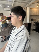 メンズカット バイ ソイクフ(メンズカット by SOY-KUFU)&nbsp;ツーブロックアップバング短髪ソフトモヒカン/東伏見