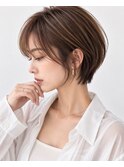 ボブ/デザインカラー/レイヤーカット/