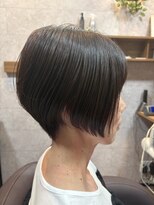 モニカ 天王町店(Monica) 小顔見せ前下がりショートボブ