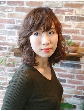 カラフル ヘアー(Colorful hair) 2017秋冬ver　大人のロブスタイル☆