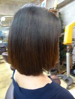 ヴァンテアン 巣鴨店 30代40代50代大人可愛い小顔ワンサイドショートボブ丸み前下がり