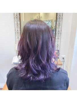 メレット(Meret) 【Meret】パープルブラック×グラデーション