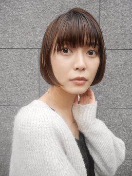 シュシュ(shushu) ぱつっと大人ミニボブ 【有海一生】