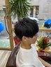 【男性用】平日16時入店まで!カット+縮毛矯正(部分)