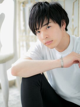 モッズ ヘア 福岡姪浜店(mod's hair) *mod's姪浜*…好感度大!ネイビーカラーくせ毛ショートd