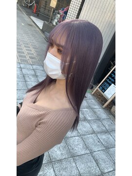 ラフ 難波店(LAFF) #黒髪#ボブルフ#ネビージュ#小顔#ワンレン