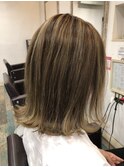 △外ハネボブ×セクションカラー△