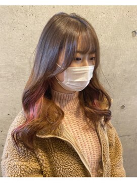 カプア 仙台駅前店(Kapua) 大人可愛いイヤリングカラー/ピンク/髪質改善