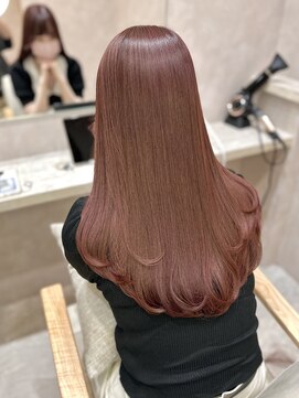 ジーナ 船橋(Zina) 髪質改善＊くびレイヤーピンクベージュ＊美髪【Zina石井】