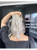 キジ(KIJI)&nbsp;★ホワイトアッシュ×ポニーテール★詳細はブログまで