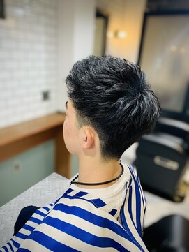 秋元理髪 スクールカット