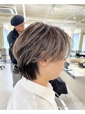メンズカット/センターパート