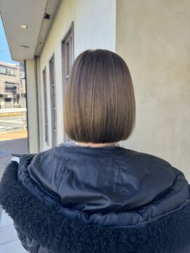 エイミーバイアフロート(amie by afloat) 春にもおすすめ◎まとまるボブ♪