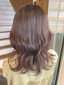 アヴァンス 天王寺店(AVANCE.) 艶感カラー×ピンクブラウン