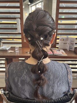 メロン 恵比寿(MERON) 【香】パーティアレンジ編み込みヘアセット