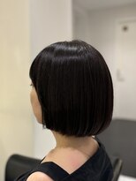 スタイリング簡単　あごラインボブ