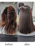 髪質改善ストレート