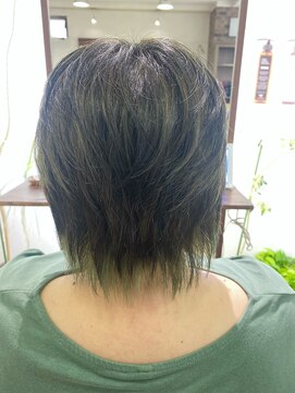 クライブヘアー 佐倉店(CRiB hair) インディゴ+ハイライト