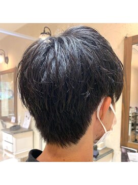 アーティスオム(Artice HOMME) 刈り上げないツーブロックマッシュ/マッシュショート