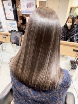 スカイ(SKY) 透明感カラー/髪質改善/縮毛矯正/レイヤーカット/ダブルカラー