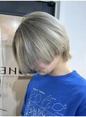 三重桑名ニュアンスパーマフェザーパーマ緩めセンターパートヘア
