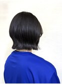 切りっぱなしボブアレンジ