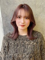 ミリ(mm)&nbsp;レイヤーカット/くびれヘア/くびれレイヤー/ベージュカラー