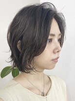 テクネ 天神大名(techne)&nbsp;天神大名今泉ショートパーマミディアムパーマレイヤーカットボブ