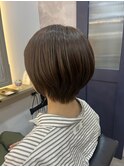 ショートヘア/オリーブアッシュ