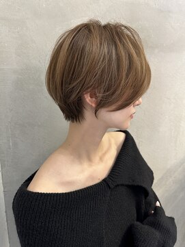 ロンドエニカ 大宮(Lond enika) ミニウルフレイヤーカット顔周りカット前髪カットショート/大宮