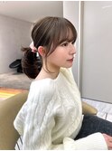 くびれヘア/顔周り/韓国/ボブ/レイヤーカット/前髪/カラー/池袋