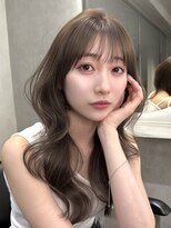 オニキス(ONYX)&nbsp;T207ミルクティーベージュブリーチなしくびれヘアレイヤーカット