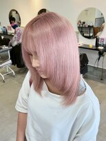 ラック 表参道(LUCK)&nbsp;ピンク/ケアブリーチ/ブリーチ/表参道/原宿