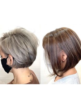 世界で磨かれた技術で、髪に上質なツヤと透明感を。白髪もオシャレにカバー◎魅せるワンランク上の美しさに