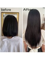 エクステンション キュー(extension Q)&nbsp;プルエクステ/プラチナ42cm（長さ胸位）100本