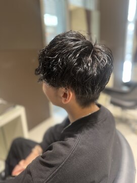 アヴァンスクロス あべのルシアス店(AVANCE. CROSS) ニュアンスパーマ×波巻きパーマ