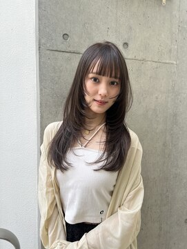 ニコ トウキョウ 渋谷(nico TOKYO) グレージュ韓国ミディアムボブレイヤーウルフボブレイヤーカット