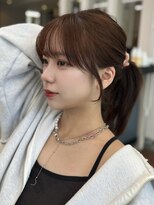 ソラ 広尾店(SORA) ミディアムヘア/顔周りカット/前髪カット