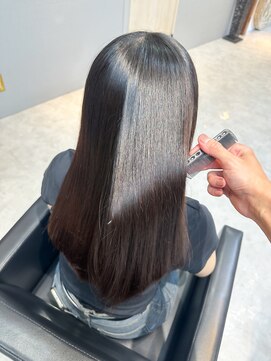 20代30代40代髪質改善肩ラインミルクティベージュ透明感