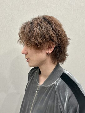 #波ウェーブ #メンズパーマ #レイヤー #ツイスト　 