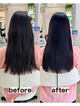 シゲ 自由が丘店(SHIGE) 乾かすだけでまとまる地毛風髪質改善ストレート40代50代縮毛矯正