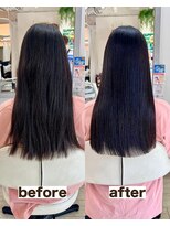 シゲ 自由が丘店(SHIGE) 乾かすだけでまとまる地毛風髪質改善ストレート40代50代縮毛矯正