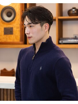 ポリッシュマン コウベ(POLISHMAN.KOBE) センターパート / ニュアンスパーマ / メンズツーブロック