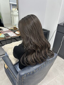 クラン 六甲道(Chlan) サラ艶透明感オリーブグレージュ