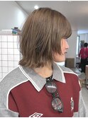 コックリベージュ×ボブウルフ