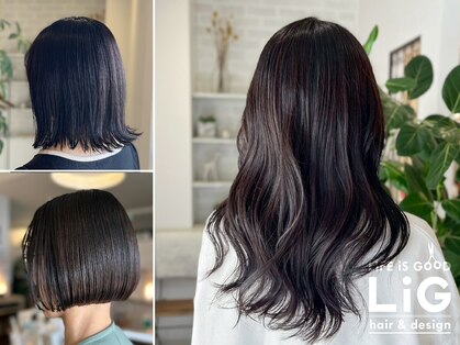 リグ ヘアアンドデザイン(LiG hair&design)の写真