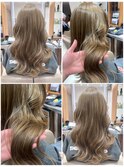 オリーブベージュ　グレージュ　ヘーゼルグレージュ 銀座◆