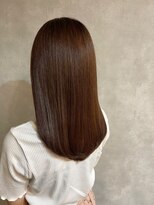 ピュアメンド 吉祥寺(Pure Mend) ツヤサラ縮毛矯正×モカブラウンロング
