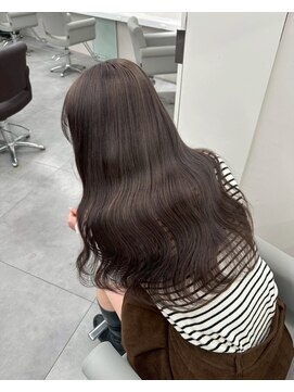 ベレーザ 川越(Beleza) ba16987_ダークブラウンブリーチなし透明感カラーワンホンヘア艶